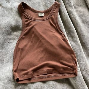 Brown Sunday best/Aritzia top